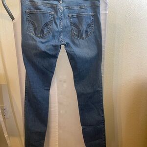 Hollister Women's Skinny Jeans in Blue